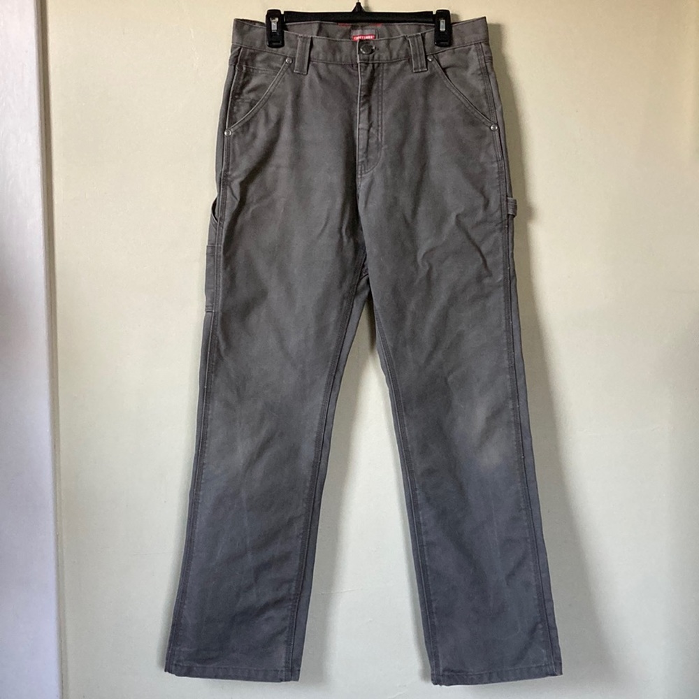 Craftsman  gray/green utility carpenter pants size 32x34